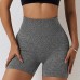 Women Seamless Peach Hip-Lifting High Waist Fitness Tight Yoga Shorts