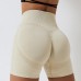 Women Seamless Peach Hip-Lifting High Waist Fitness Tight Yoga Shorts