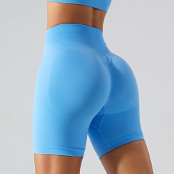 New Seamless Women's Peach Hip Tight Yoga Shorts