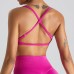 Women Quick-Drying Breathable Seamless Cross-Back Yoga Bra