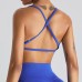 Women Quick-Drying Breathable Seamless Cross-Back Yoga Bra