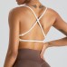 Women Quick-Drying Breathable Seamless Cross-Back Yoga Bra