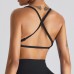 Women Quick-Drying Breathable Seamless Cross-Back Yoga Bra