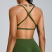 Women Quick-Drying Breathable Seamless Cross-Back Yoga Bra