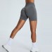 Seamless Three-quarter Fitness Women's High Waist Peach Hip-lifting Sports Tight Quick-drying Yoga Shorts