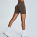 Seamless Three-quarter Fitness Women's High Waist Peach Hip-lifting Sports Tight Quick-drying Yoga Shorts