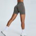 Seamless Three-quarter Fitness Women's High Waist Peach Hip-lifting Sports Tight Quick-drying Yoga Shorts