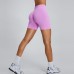 Seamless Three-quarter Fitness Women's High Waist Peach Hip-lifting Sports Tight Quick-drying Yoga Shorts