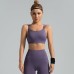 Dual Strap Athletic Bra High Elastic U Shape Shock Absorbent Support Back Integrated Sports Bra