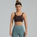 Dual Strap Athletic Bra High Elastic U Shape Shock Absorbent Support Back Integrated Sports Bra
