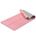8mm Dual-Color TPE Wider and Thicker Alignment Yoga Mat