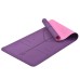 8mm Dual-Color TPE Wider and Thicker Alignment Yoga Mat
