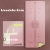 Affordable Luxury PU+Rubber Silent Non-Slip Foldable Travel Yoga Mat