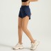 Women's Athletic Shorts Anti-Exposure Side Pockets Loose Fit Running Yoga Lightweight Short Shorts
