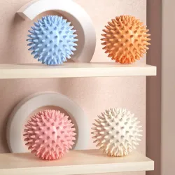 6cm PVC Yoga Muscle Relaxation Spiky Massage Ball Fascia