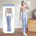 Capitalize First Letter: Slimming Seamless High Waist Yoga Fitness Set