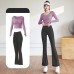 Capitalize First Letter: Slimming Seamless High Waist Yoga Fitness Set