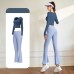 Capitalize First Letter: Slimming Seamless High Waist Yoga Fitness Set