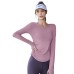 V-Neck Long Sleeve Seamless Yoga Top Slimming Waist Tight Fitness Shirt