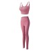 Yoga Set Women's Backless Slimming Bra High Waist Yoga Pants