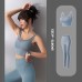 Yoga Set Women's Backless Slimming Bra High Waist Yoga Pants