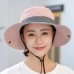 Women Summer Outdoor Sun Protection Fisherman Hat UV-Protection Fishing Cap