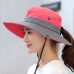 Women Summer Outdoor Sun Protection Fisherman Hat UV-Protection Fishing Cap