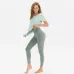 T-Shirt Monocromática De Manga Curta Para Mulheres Top De Fitness Solto, Camisa De Treino Casual