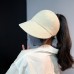 Women’s Cute Summer Outdoor Sun Protection Visor Cap with Mask Attachment