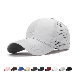 Women’s Quick-Dry Perforated Baseball Cap - Breathable, Sun Protection, Face-Slimming Design
