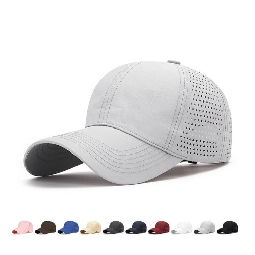 Women’s Quick-Dry Perforated Baseball Cap - Breathable, Sun Protection, Face-Slimming Design