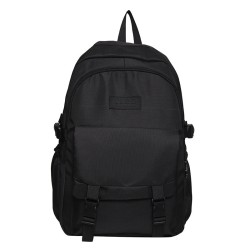 Unisex Trendy Backpack Fashionable Bag Large Capacity Simple Casual Travel Rucksack