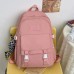 Unisex Trendy Backpack Fashionable Bag Large Capacity Simple Casual Travel Rucksack