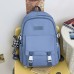 Unisex Trendy Backpack Fashionable Bag Large Capacity Simple Casual Travel Rucksack