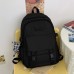 Unisex Trendy Backpack Fashionable Bag Large Capacity Simple Casual Travel Rucksack