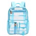 Transparent Backpack Female PVC Jelly Bag Waterproof Beach Swim Storage Double Shoulder Bag