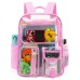 Transparent Backpack Female PVC Jelly Bag Waterproof Beach Swim Storage Double Shoulder Bag