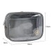 TPU Portable Wet Dry Separated Swim Bag Travel Clear Shower Waterproof Fitness Toiletry Cosmetic Pouch