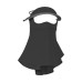Alternative Face Kini Neck Sunscreen Mask Full Face Sun Protection UV Blocking Mask for Women