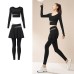 Yoga Set Slimming Gym Wear Naked Feel Anti-Exposure Running Fitness Apparel for Women