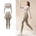 Yoga Set Slimming Gym Wear Naked Feel Anti-Exposure Running Fitness Apparel for Women