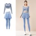 Yoga Set Slimming Gym Wear Naked Feel Anti-Exposure Running Fitness Apparel for Women