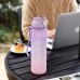 Large Capacity Plastic Gradient Straw Cup Cycling Water Bottle Portable Space Cup
