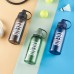 Large Capacity Plastic Student Water Bottle for Fitness Sports Portable Simple Handheld Cup