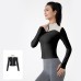 New Arrival Women's Slimming Tight Yoga Jacket Fitness Running Sport Coat