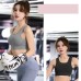 Sporty Bra Women Running Fitness Butterfly Back Sexy Mesh Outerwear Yoga Top
