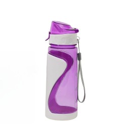 Sport Space Double Layer Plastic Cup with Handle Portable Water Bottle