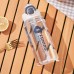 Sport Water Bottle Unisex Straw Cup Student Portable Simple Summer Handheld Plastic Child Direct Drinking Cup