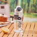 Sport Water Bottle Unisex Straw Cup Student Portable Simple Summer Handheld Plastic Child Direct Drinking Cup