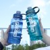 Large Capacity Outdoor Plastic Water Bottle Portable Fitness Sports Resilient Space Cup